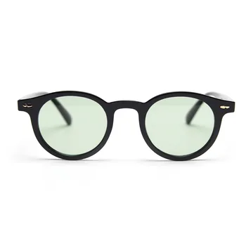 Vīriešu Polarizētās Saulesbrilles Sieviešu TR90 Apaļas Krāsainas Objektīva Zīmols Vintage UV400 Braukšanas Ēnā, Aizsargbrilles, Augstas Kvalitātes