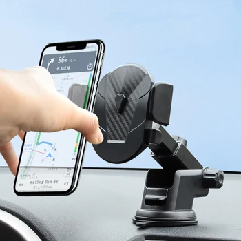 Gravitācijas Auto Telefona Turētājs Priekš iPhone 12 Pro Max Samsung piesūcekni Auto Turētājs Tālruni Automašīnas Mobilā Tālruņa Turētājs Stāvēt Vent