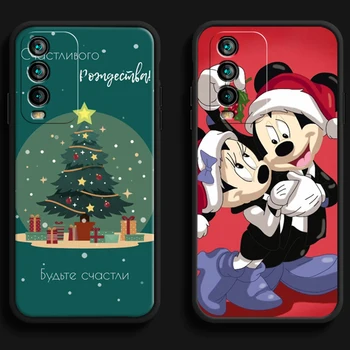Ziemassvētku Mickey Telefonu Gadījumos Par Xiaomi MI11 MI 11 Lite POCO F3 GT X3 M3 GT Pro X3 NFC Coque Būtiska Aizmugurējo Vāciņu