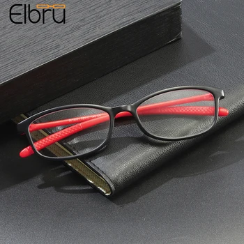 Elbru Classic Anti-zila Gaisma Lasīšanas Brilles Classic Ultravieglajiem TR90 Presbyopic Brilles Unisex Brilles Ar Pakāpe +1.0 līdz +4.0