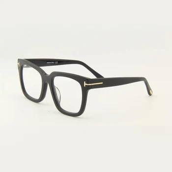 TOMS zīmols vintage kvadrātmetru liels Acetāts Brilles Optiskie Rāmji Modes Optisko Tuvredzība Recepšu Brilles Sievietēm, Vīriešiem TF690